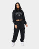 Mitchell & Ness Women's Las Vegas Raiders Vintage Arch Crop Hoodie Faded Black