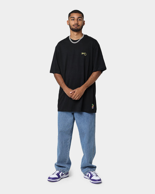 Reebok Smiley Short Sleeve T-Shirt Black