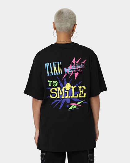 Reebok Smiley Short Sleeve T-Shirt Black