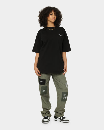 X-Girl Women's Butterfly Short Sleeve T-Shirt Black