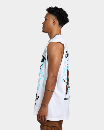 Goat Crew American Muscle Muscle T-Shirt White