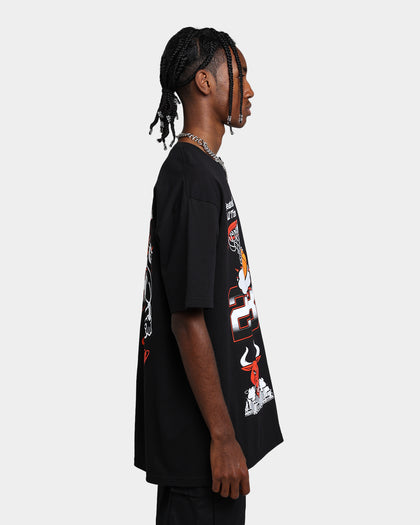 Goat Crew Windy City All Over T-Shirt Black