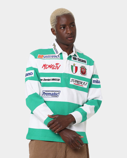 Supreme Stripe Rugby Jersey White Culture Kings US