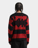 Loiter Nightmare Knit Sweater Red/Black