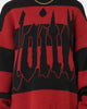 Loiter Nightmare Knit Sweater Red/Black
