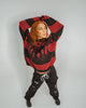 Loiter Nightmare Knit Sweater Red/Black