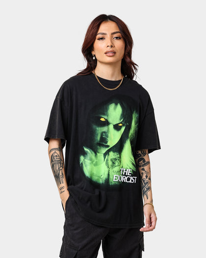 American Thrift X The Exorcist The Exorcist Face T-Shirt Black Wash