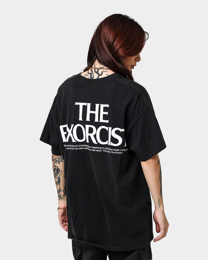 American Thrift X The Exorcist The Exorcist Face T-Shirt Black Wash