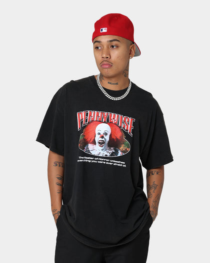 American Thrift X IT Pennywise Vintage T-Shirt Black Wash