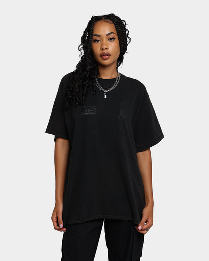 Rats Get Fat Baphomet T-Shirt Black Wash