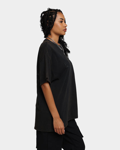 Rats Get Fat Baphomet T-Shirt Black Wash