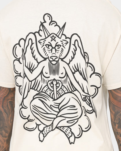Rats Get Fat Baphomet T-Shirt Natural