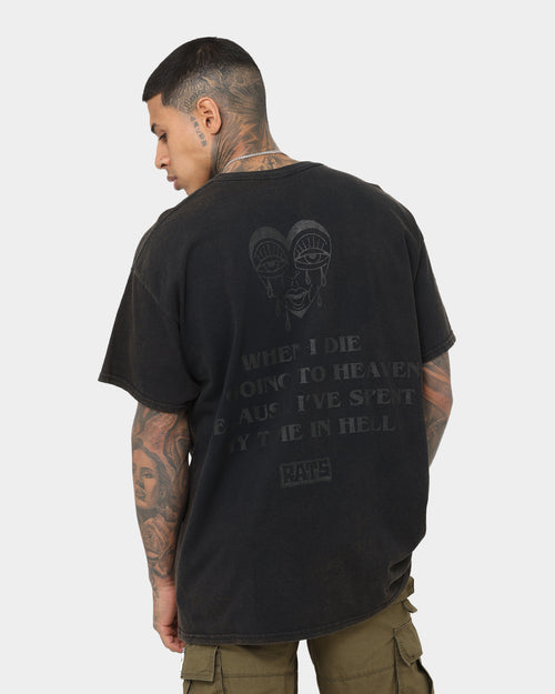 Rats Get Fat When I Die T-Shirt Black Wash
