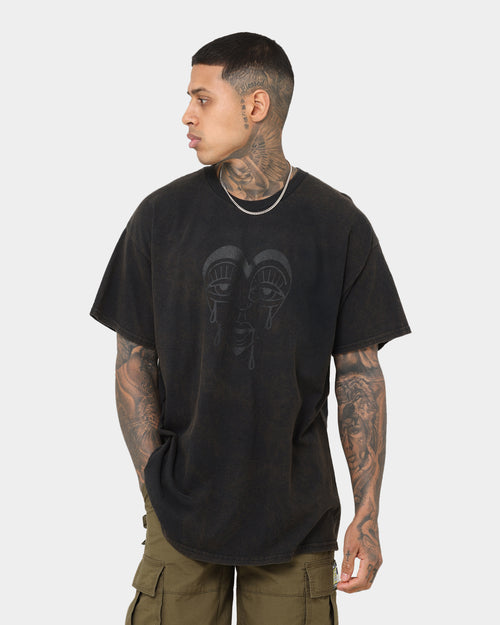 Rats Get Fat When I Die T-Shirt Black Wash