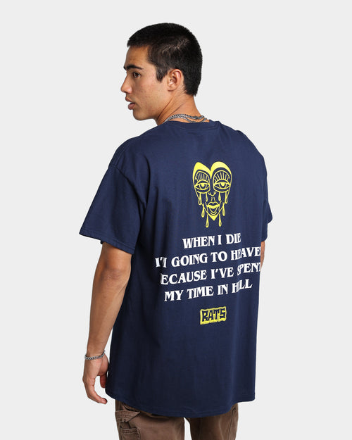 Rats Get Fat When I Die T-Shirt Navy