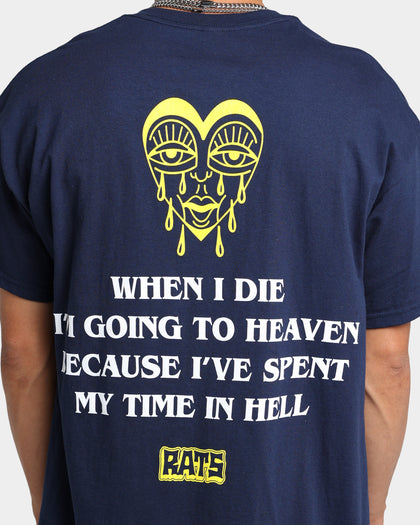 Rats Get Fat When I Die T-Shirt Navy