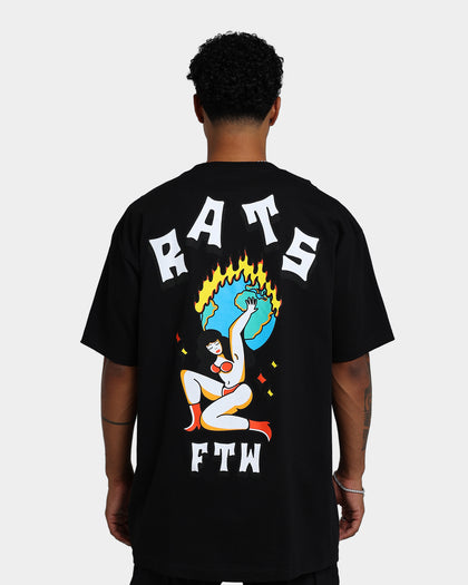 Rats Get Fat FTW T-Shirt Black