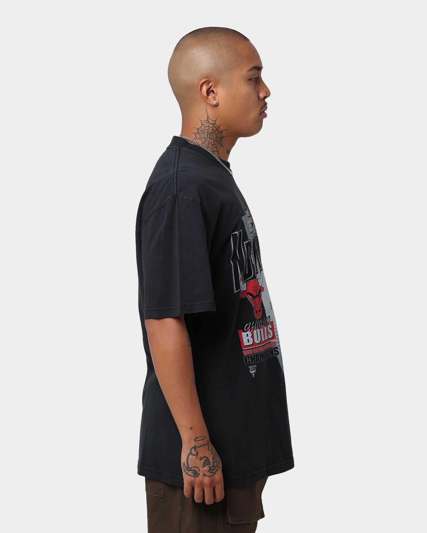 Mitchell & Ness Chicago Bulls NBA Finals 1996 T-Shirt Black
