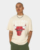Mitchell & Ness Chicago Bulls Oversized Logo T-Shirt Sand