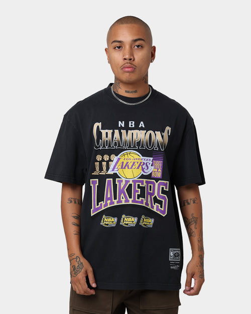 Mitchell & Ness Los Angeles Lakers Champs Short Sleeve T-Shirt Black