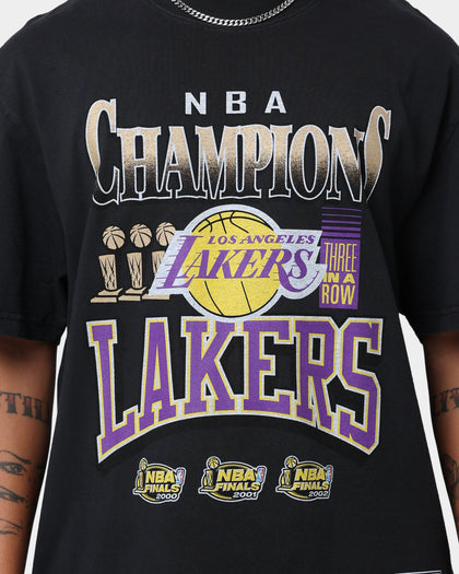 Mitchell & Ness Los Angeles Lakers Champs Short Sleeve T-Shirt Black
