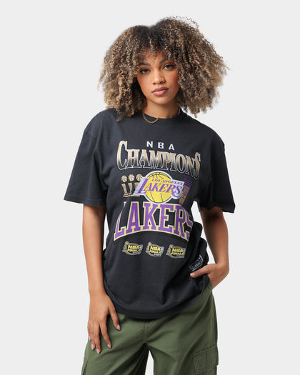 Mitchell & Ness Los Angeles Lakers Champs Short Sleeve T-Shirt Black