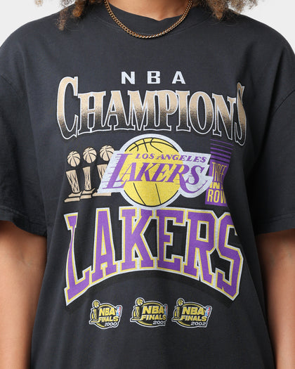 Mitchell & Ness Los Angeles Lakers Champs Short Sleeve T-Shirt Black