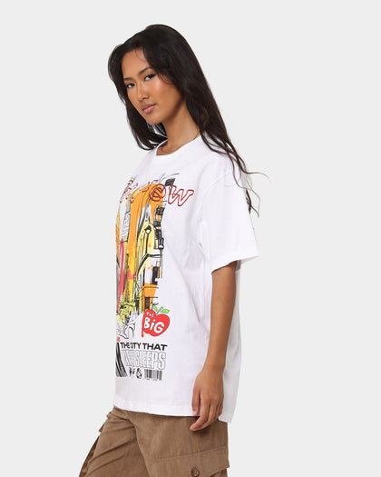 Goat Crew New York Greetings T-Shirt White