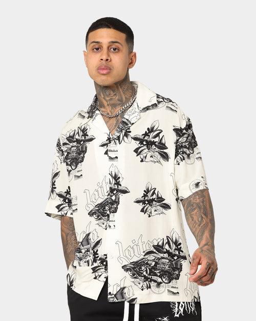 Loiter Motorsport Ultra Button Up Shirt Off White
