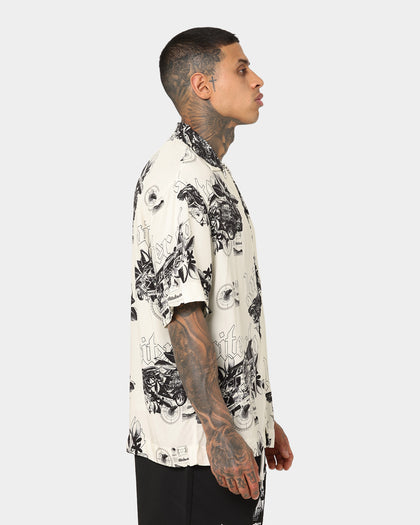 Loiter Motorsport Ultra Button Up Shirt Off White