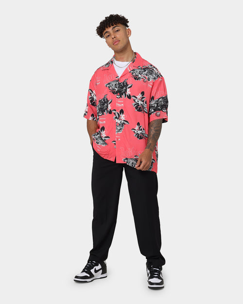 Loiter Motorsport Ultra Button Up Shirt Pink