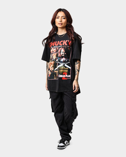 American Thrift X Child's Play 2 Child's Play 2 Vintage T-Shirt Black Wash