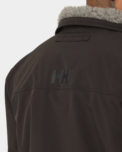 Helly Hansen Arctic Shelled Wool Pile Jacket Ebony