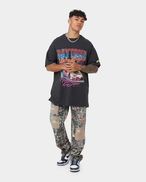 Nascar Daytona Lightning Vintage T-Shirt Washed Black