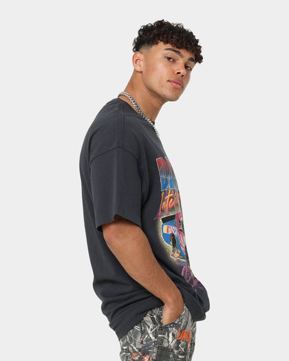 Nascar Daytona Lightning Vintage T-Shirt Washed Black