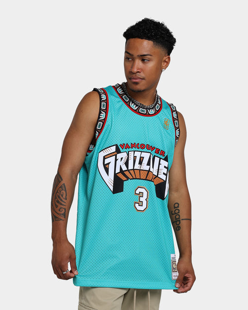 Mitchell & Ness Vancouver Grizzlies Shareef Abdur-Rahim #3 '96-'97 Swingman Jersey Teal