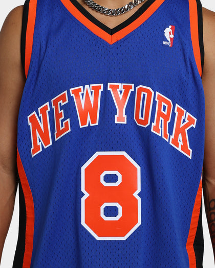Mitchell & Ness New York Knicks Latrell Sprewell #8 '98-'99 Swingman Jersey Blue