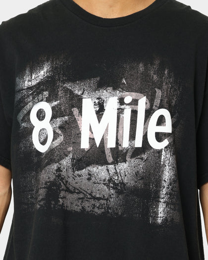 American Thrift X 8 Mile 8 Mile Vintage T-Shirt Black Wash