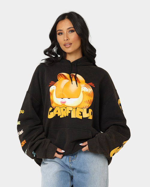 American Thrift X Garfield Garfield Vintage Hoodie Black Wash