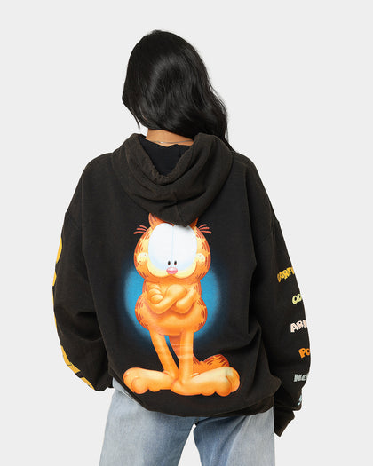 American Thrift X Garfield Garfield Vintage Hoodie Black Wash