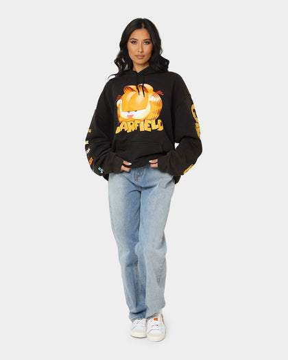 American Thrift X Garfield Garfield Vintage Hoodie Black Wash