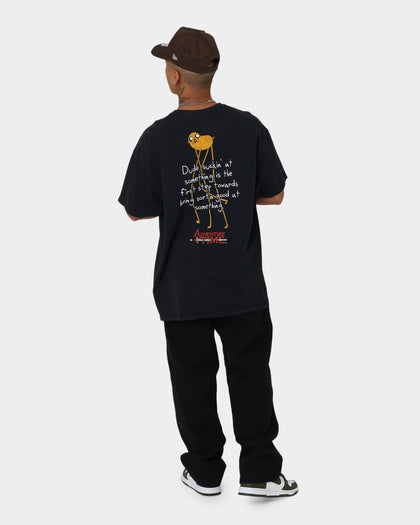 American Thrift X Adventure Time Jake The Dog Vintage T-Shirt Black Wash