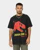 American Thrift X Jurassic Park Mega Mayhem Vintage T-Shirt Black Wash