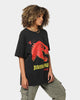 American Thrift X Jurassic Park Mega Mayhem Vintage T-Shirt Black Wash