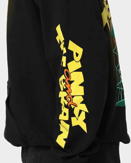 American Thrift X Pinky And The Brain Pinky And The Brain Vintage Hoodie Black Wash