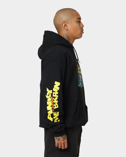 American Thrift X Pinky And The Brain Pinky And The Brain Vintage Hoodie Black Wash