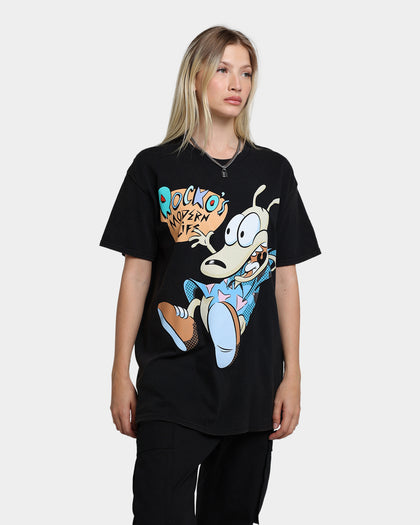 American Thrift X Rocko's Modern Life Rocko's Modern Life Vintage T-Shirt Black Wash