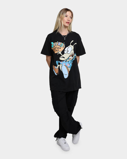 American Thrift X Rocko's Modern Life Rocko's Modern Life Vintage T-Shirt Black Wash