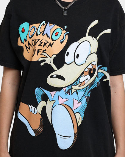 American Thrift X Rocko's Modern Life Rocko's Modern Life Vintage T-Shirt Black Wash