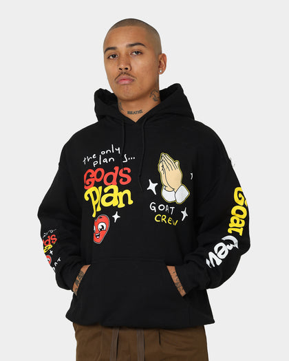 Goat Crew Godsplan Hoodie Black